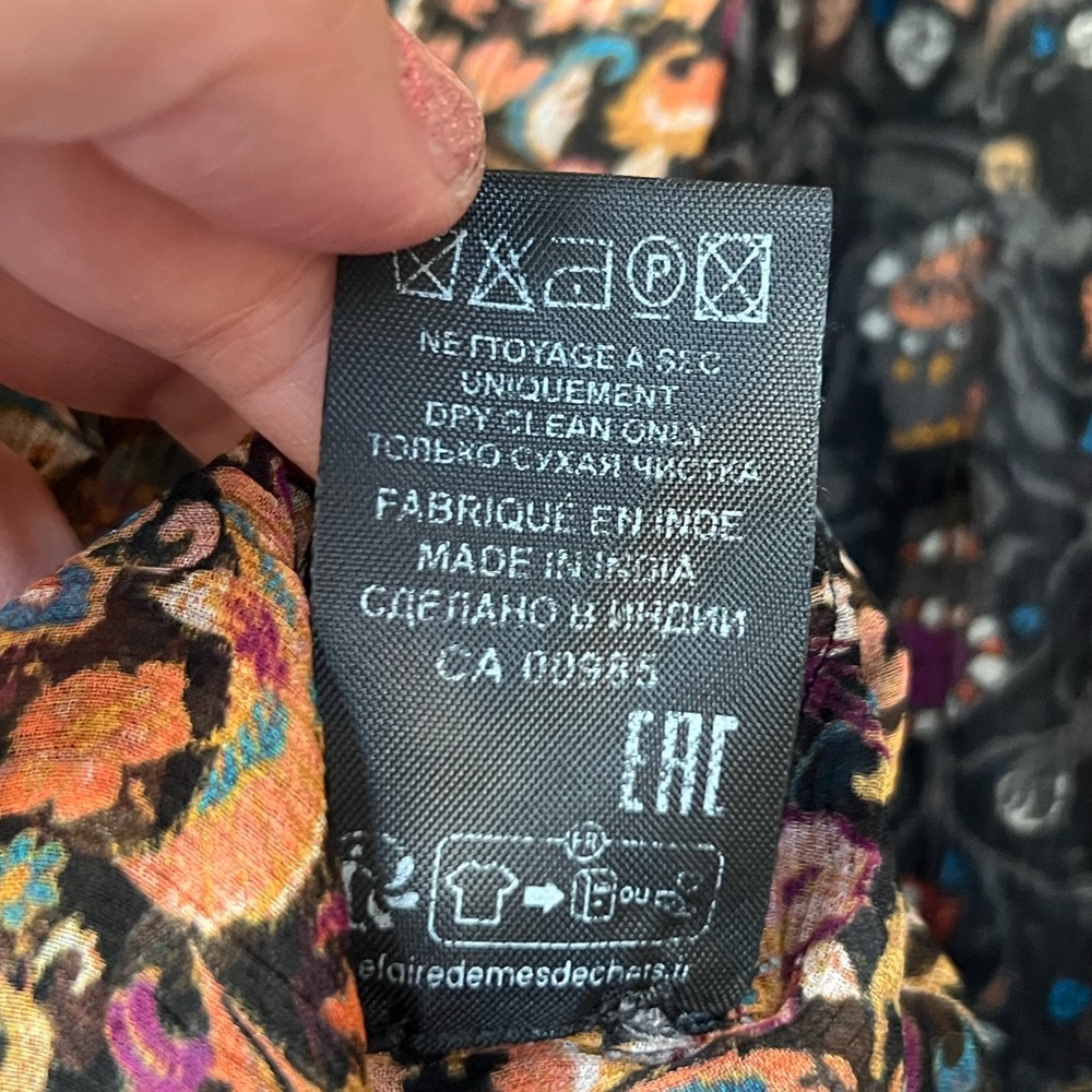 Black AMETISSAE Lurex Silk Top  ISABEL MARANT - Size 36 - Picture 12 of 15